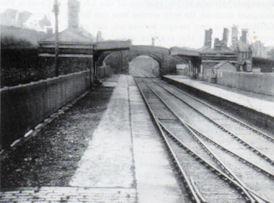 Medbourne station double track