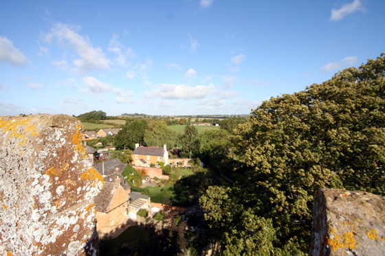 View from the tower of St. Giles.