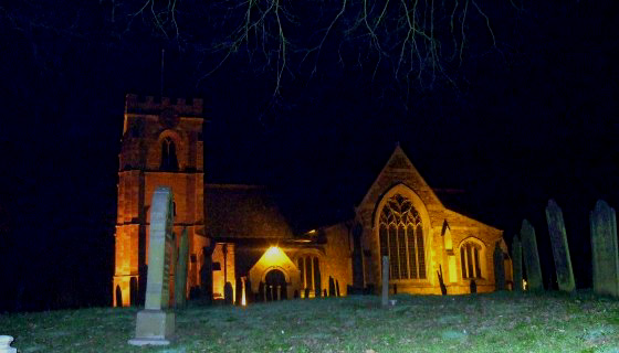 St Giles at night