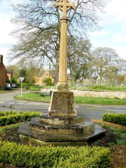 War Memorial part way through cleaning