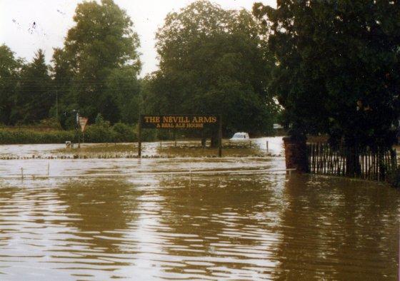 The triangle flooded